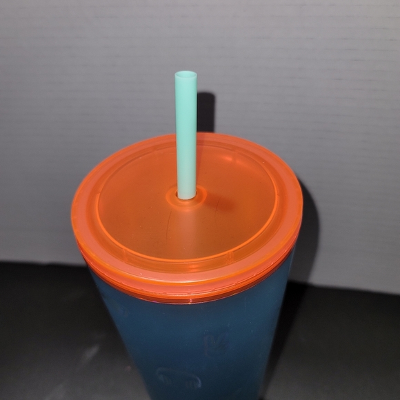 Starbucks Back to School Icy Blue Soft Touch Emoji 2022 Venti 24oz Tumbler - Picture 4 of 6